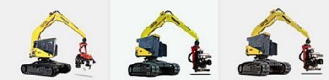 Komatsu Tracked Harvesters Komatsu Tracked Harvesters